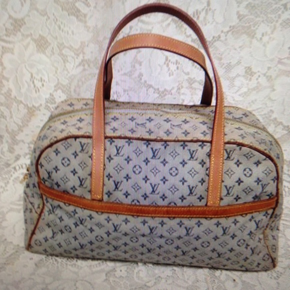 Louis Vuitton Marie Mini White-Blue Denim Handbag - Picture 9 of 15